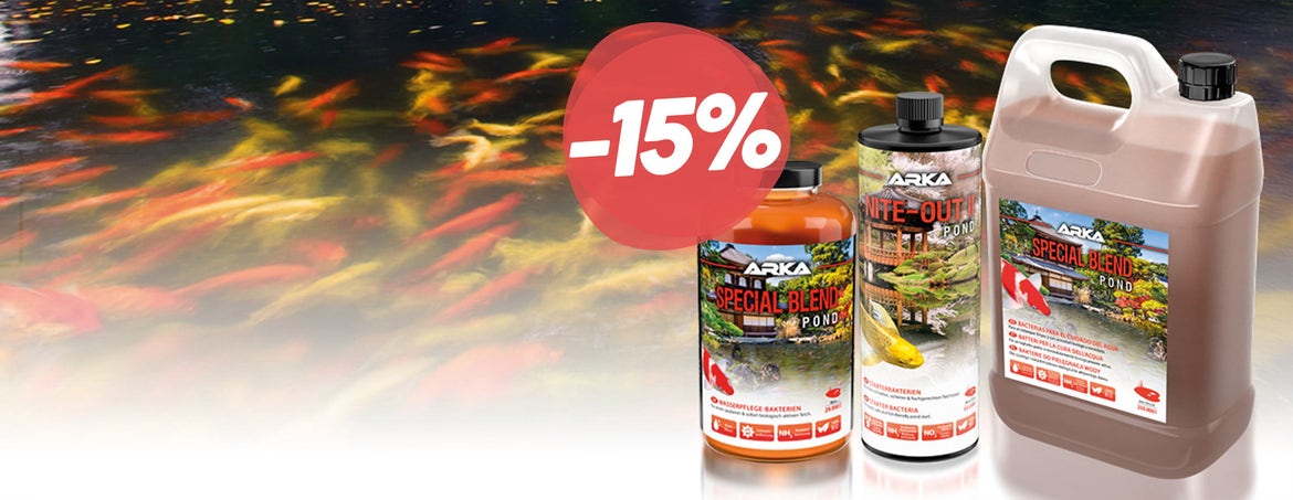Produits d'entretien pour bassins de jardin ARKA