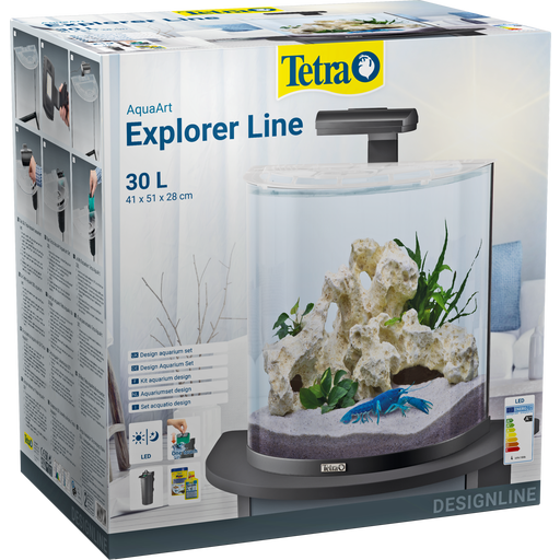 Tetra AquaArt Explorer LED 30L - schwarz