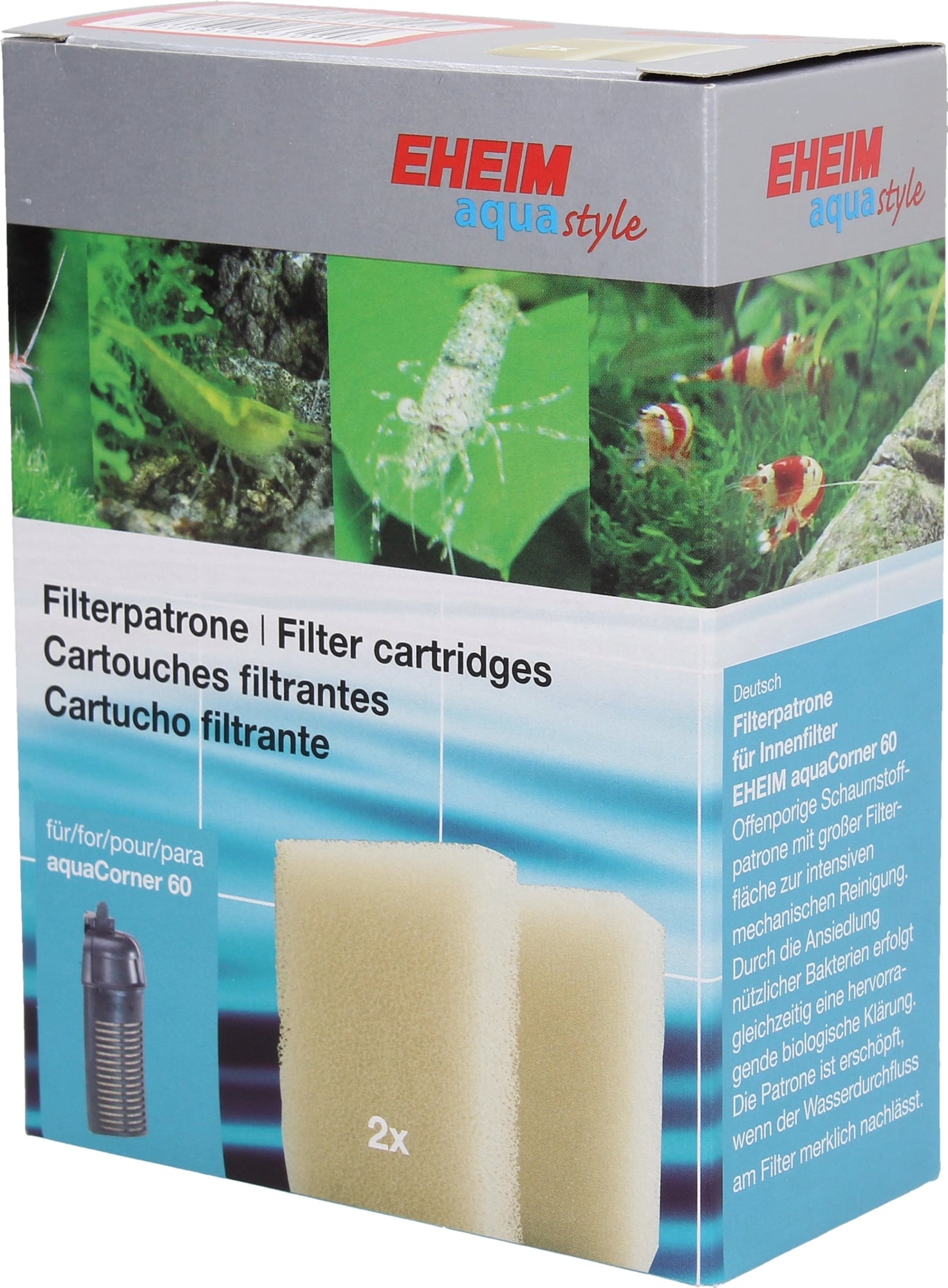 Cartuccia Filtrante per aquaCorner 60, 2 pz.