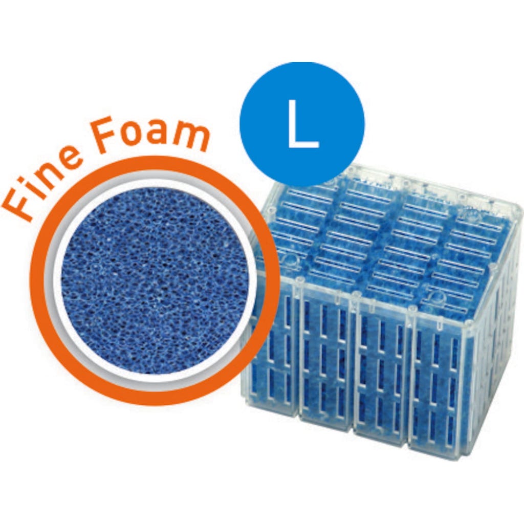 Spugna Filtrante Per Acquario - 20 PPI, Grana Fine, 5x20x10 Cm
