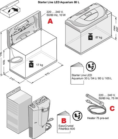 Ricambi per Starter Line 80 L - Tetra