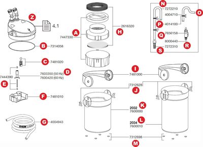 Spare parts for the Eheim ecco pro 130