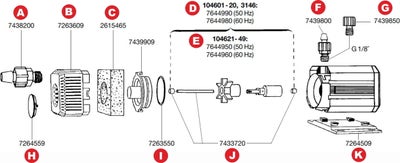 Ricambi per Universal 300 - Eheim