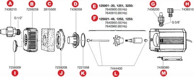 Ricambi per Universal 1200 - Eheim