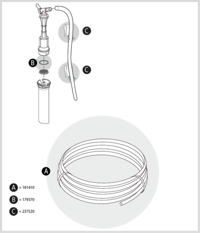 Repuestos para limpiador de suelos Tetratec GC 40