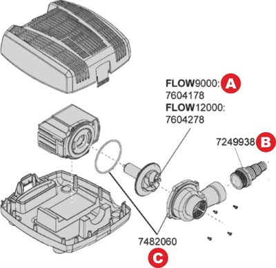 Ersatzteile für Eheim FLOW 9000