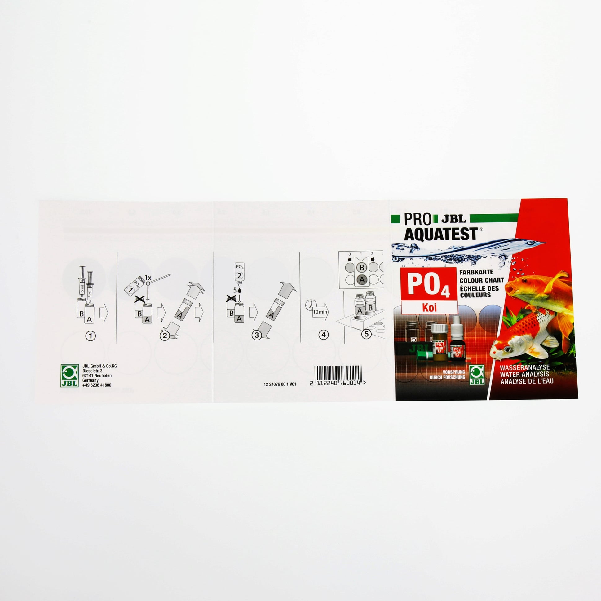 JBL PROAQUATEST PO4 Phosphat Koi - 1 set