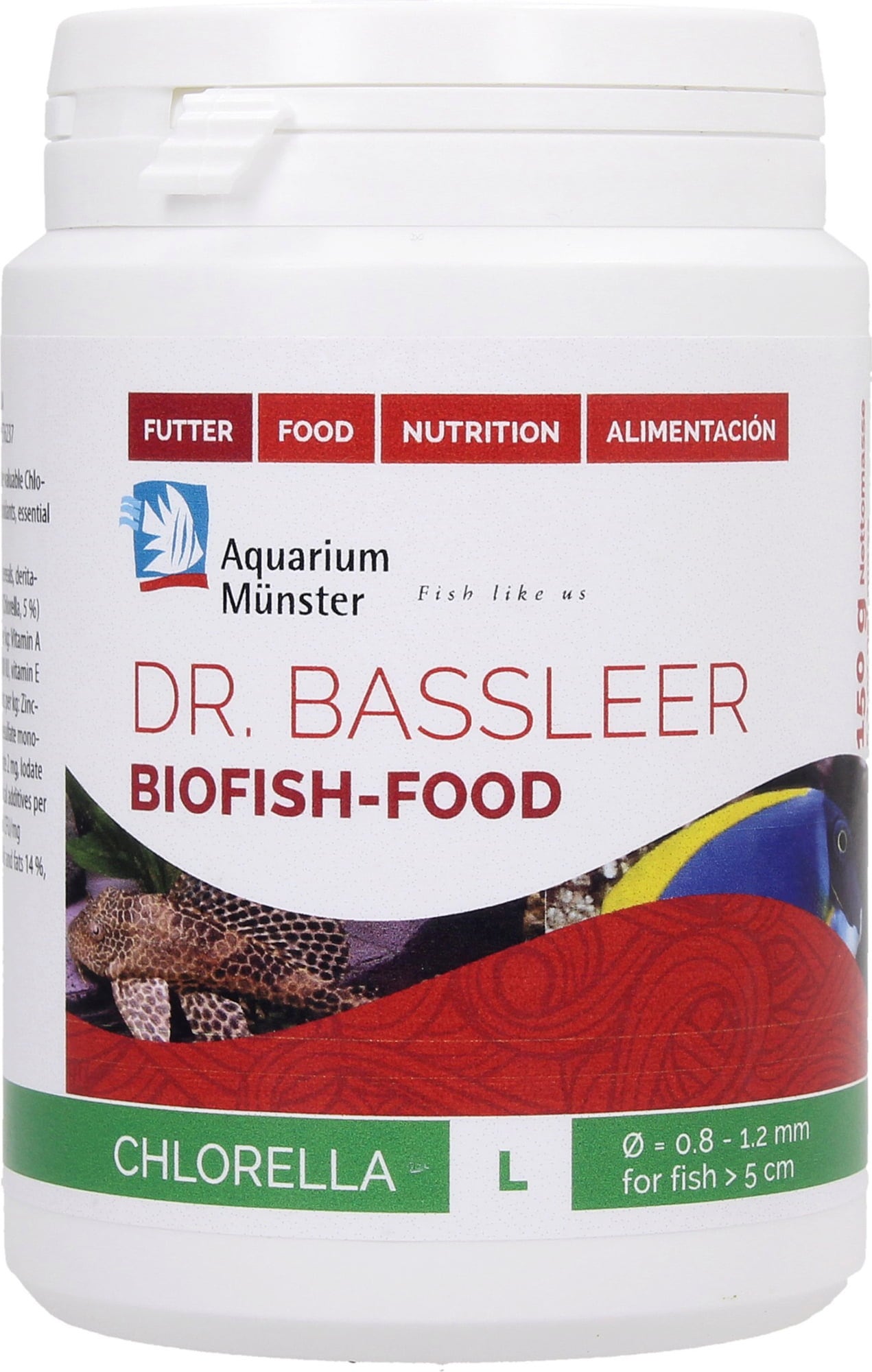 Aquarium Münster BioFish Chlorella L - 150 g