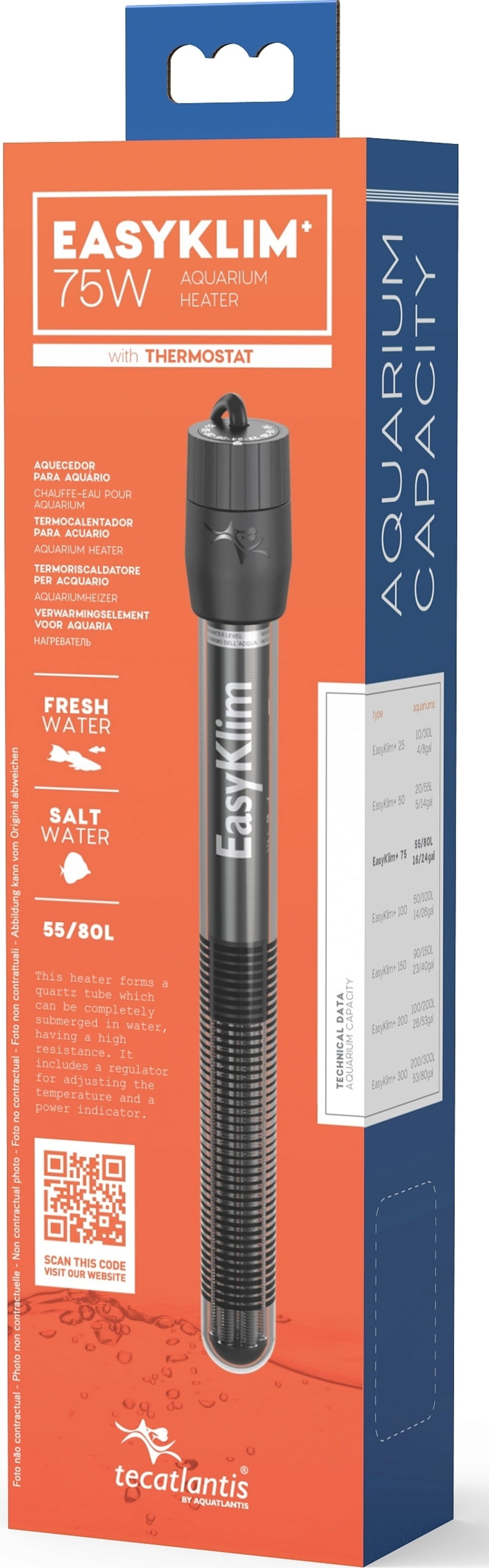 Aquatlantis EasyKlim+ fűtés