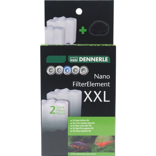 Dennerle Élément Filtrant Nano XXL - 2 pièces