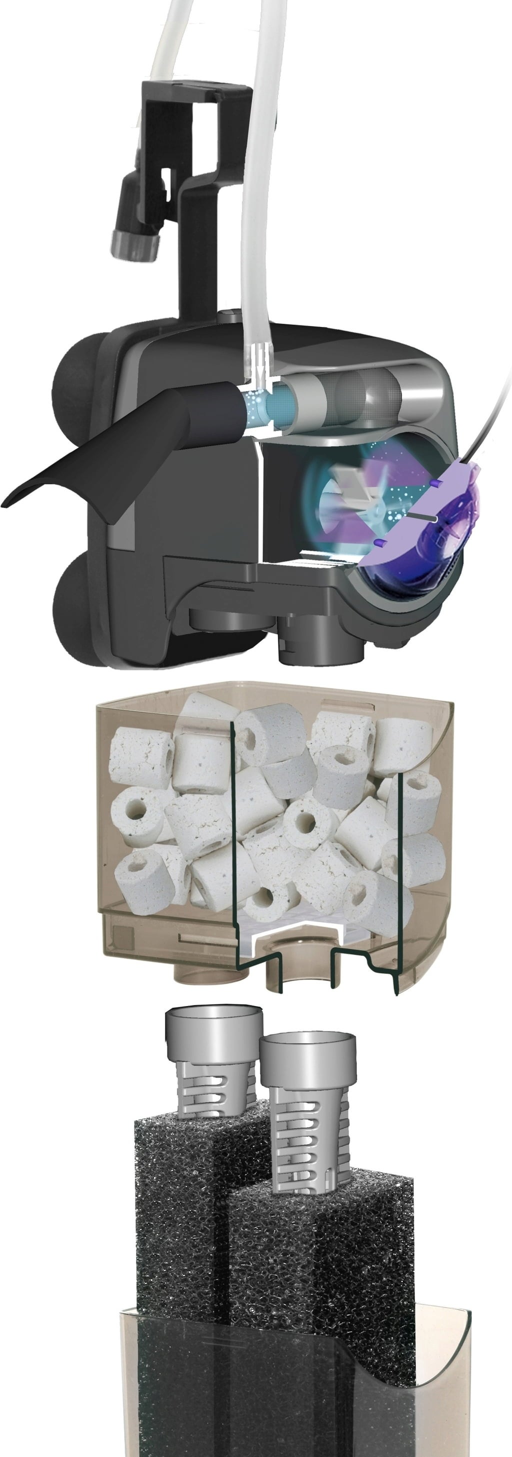 Aquael Filtro interno UNI UV