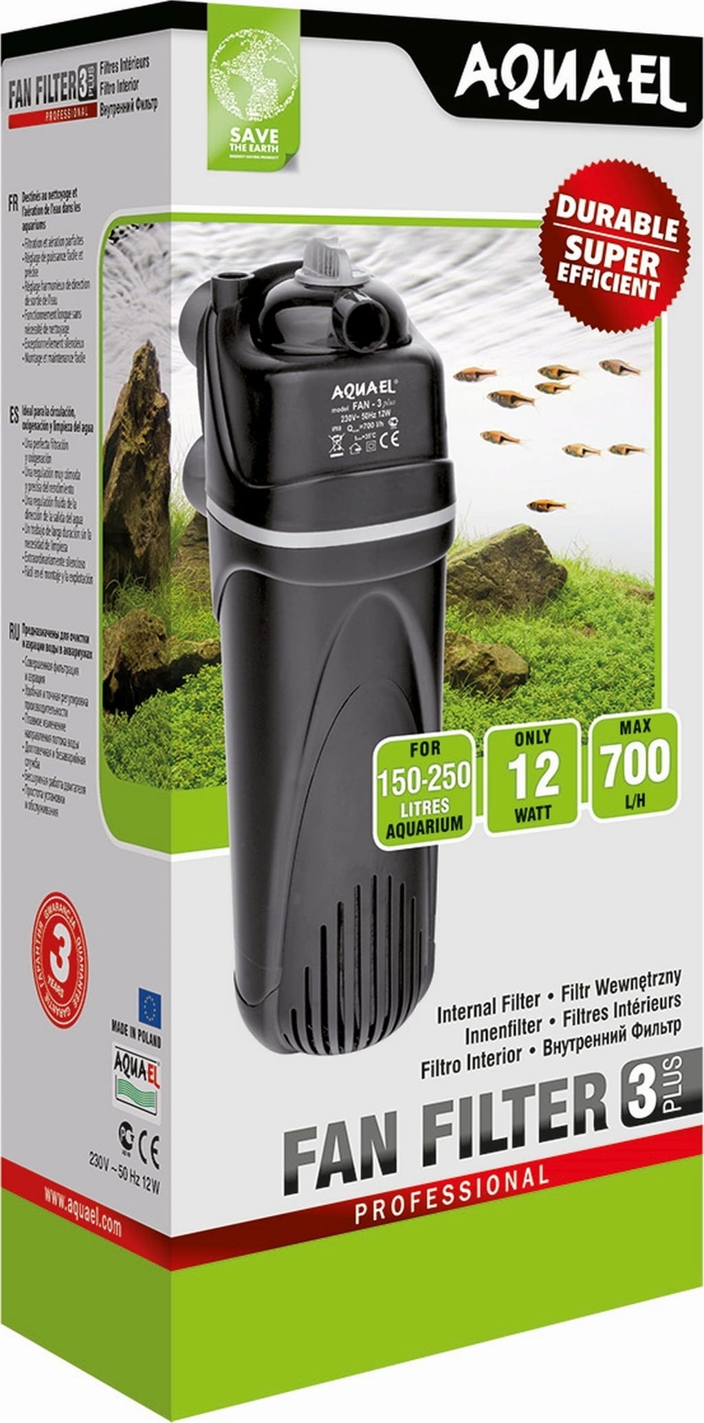 Aquael Innenfilter FAN plus - 3 Plus