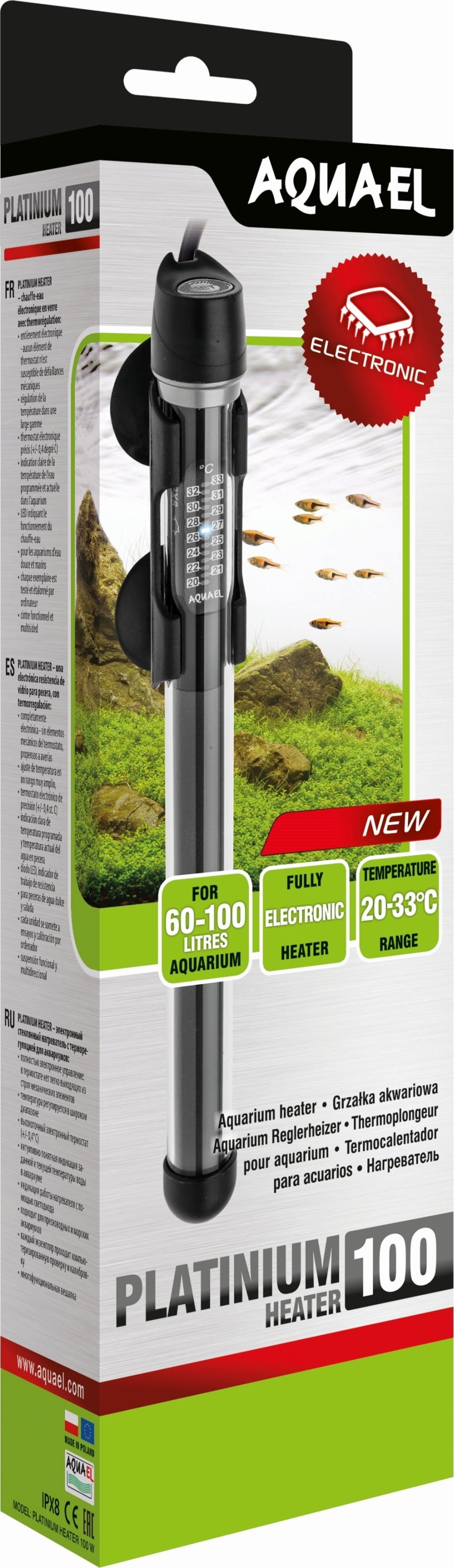 Aquael Glasheizer PLATINIUM Heizer - 100Watt