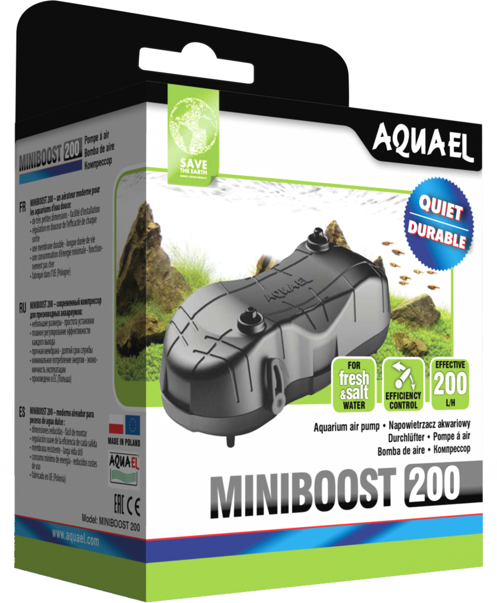 Aquael Luftpumpe MINIBOOST - 200