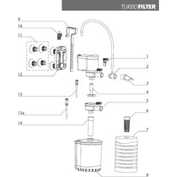 Aquael Rotor für Filter TURBO und CIRCULATOR
