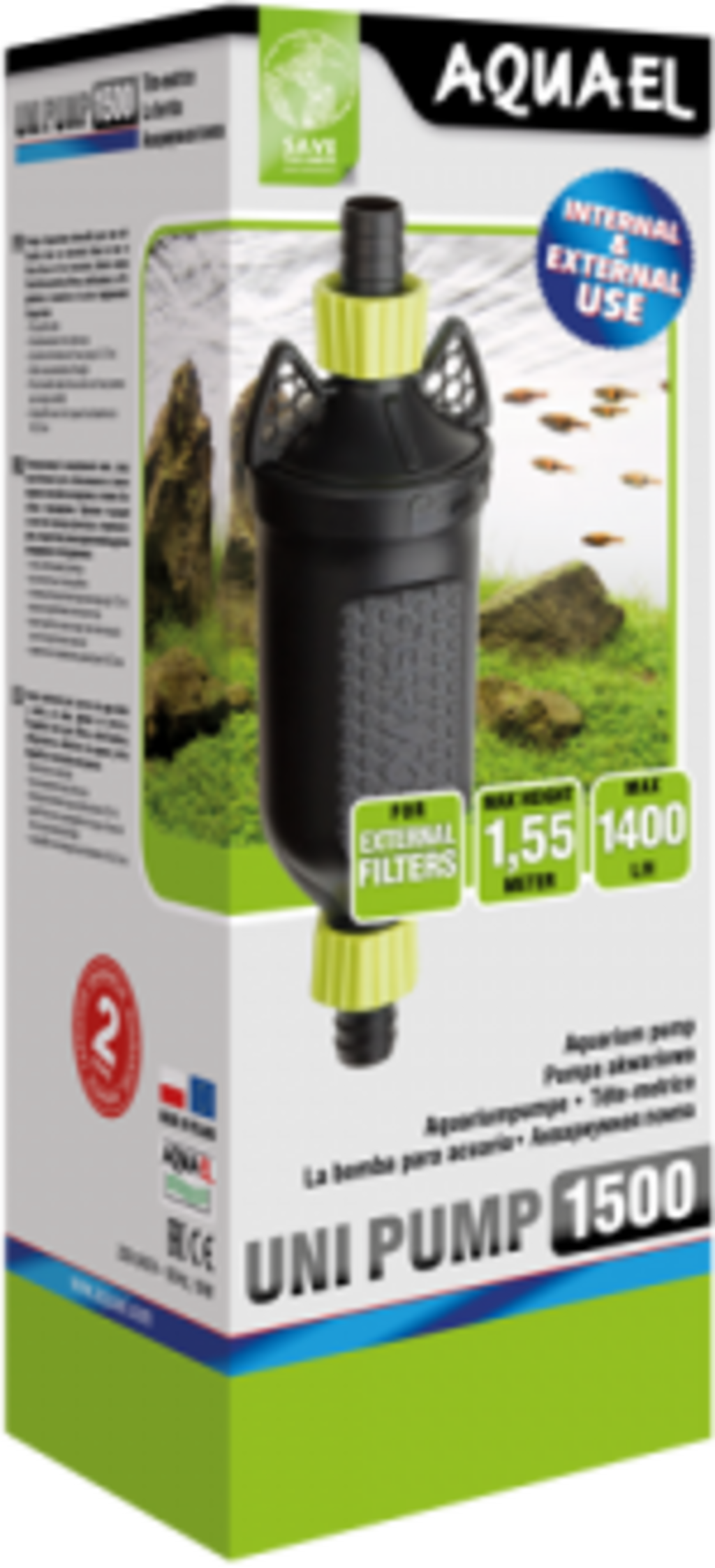 Aquael Aquarienpumpe UNIPUMP - 1500