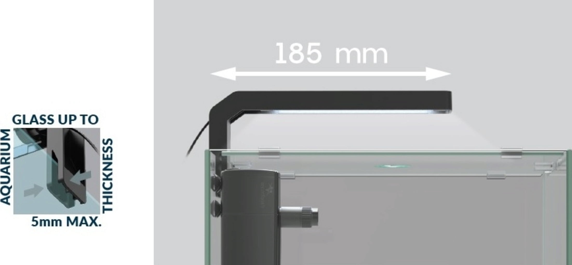 Aquatlantis Kubus 10 L LED Aquarienset - 1 Set
