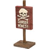 Aqua della znak ostrzegawczy "Danger Mines"