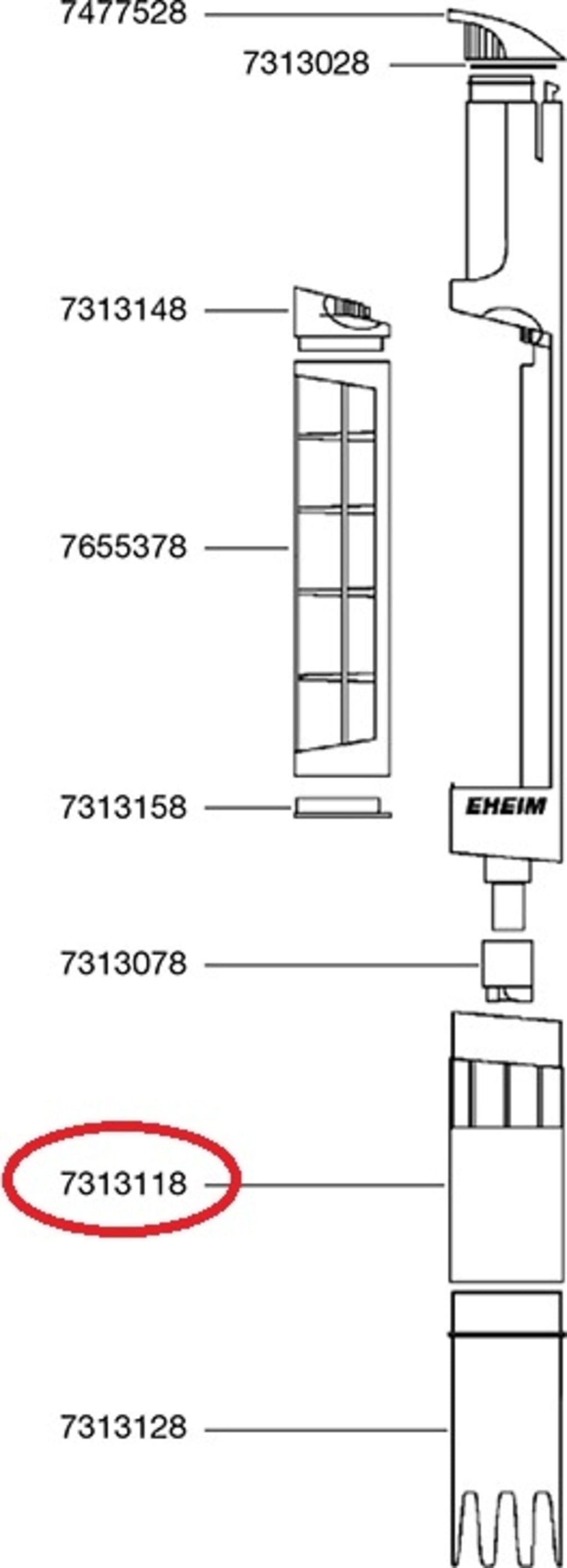 Eheim Boquilla de Admisión 3531 - 1 ud.