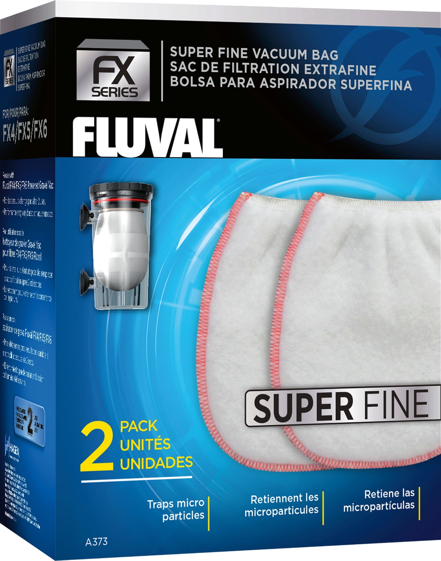 Sac de Filtration Ultra-Fin pour Nettoyeur de Gravier FX - 2 pièces