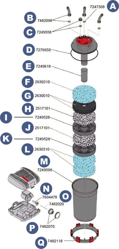 Ricambi e accessori per PRESS10000 - Eheim