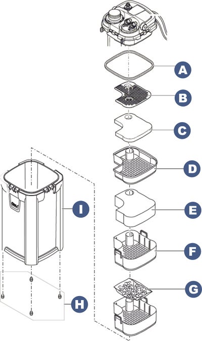 Spare parts for the OASE BioMaster 350