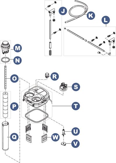 Spare parts for the OASE BioMaster 600