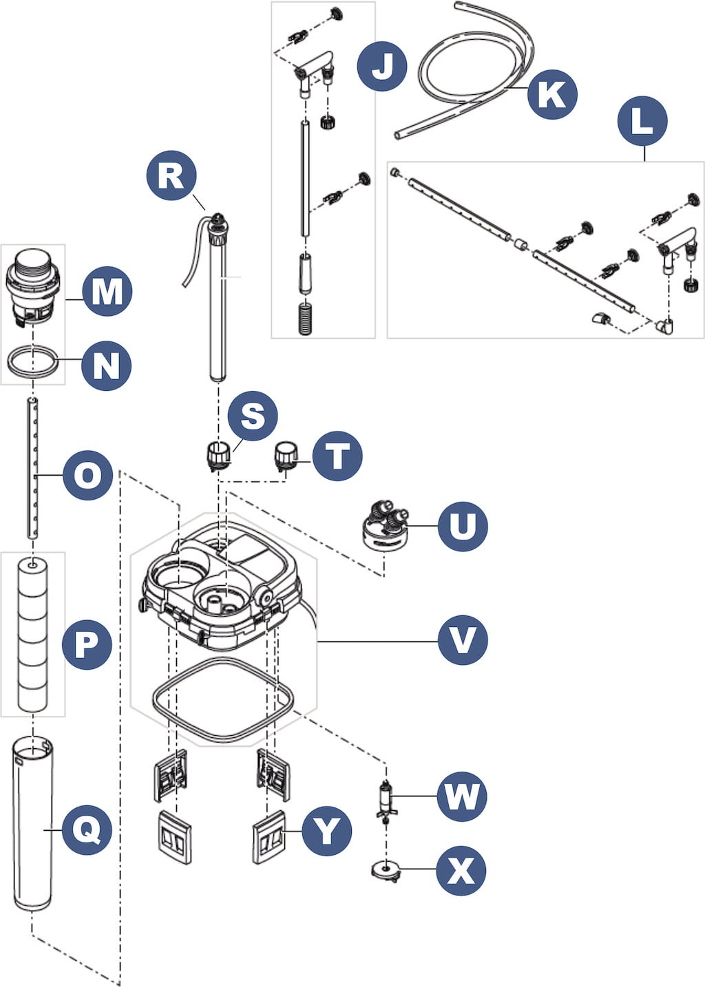 Pièces de rechange pour OASE BioMaster Thermo 350