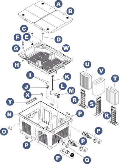 Spare Parts for OASE BioSmart Pond Filter 24000