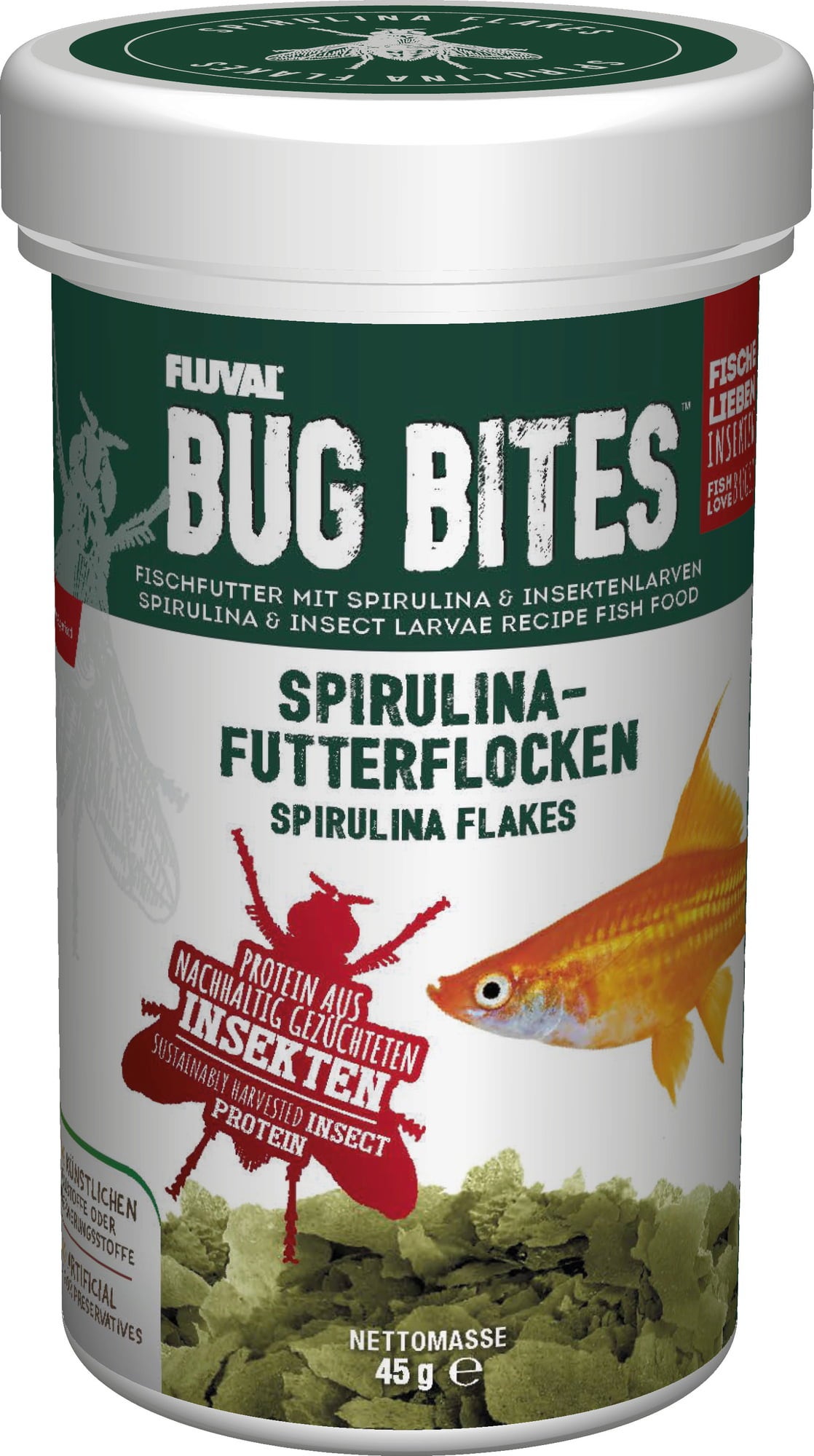 Bug Bites Spirulina Flakes, 250 ml