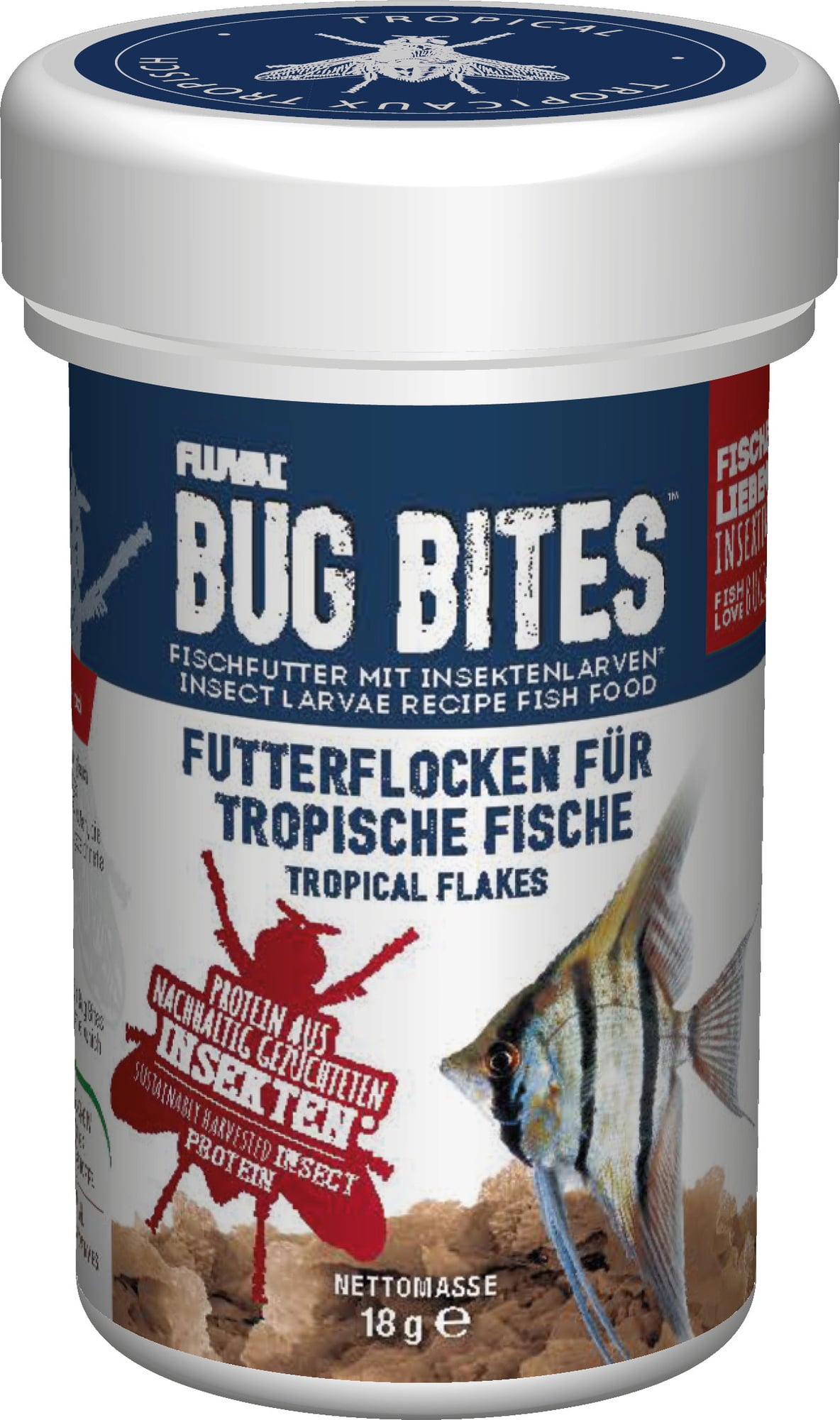 Fluval Bug Bites Tropical Flakes