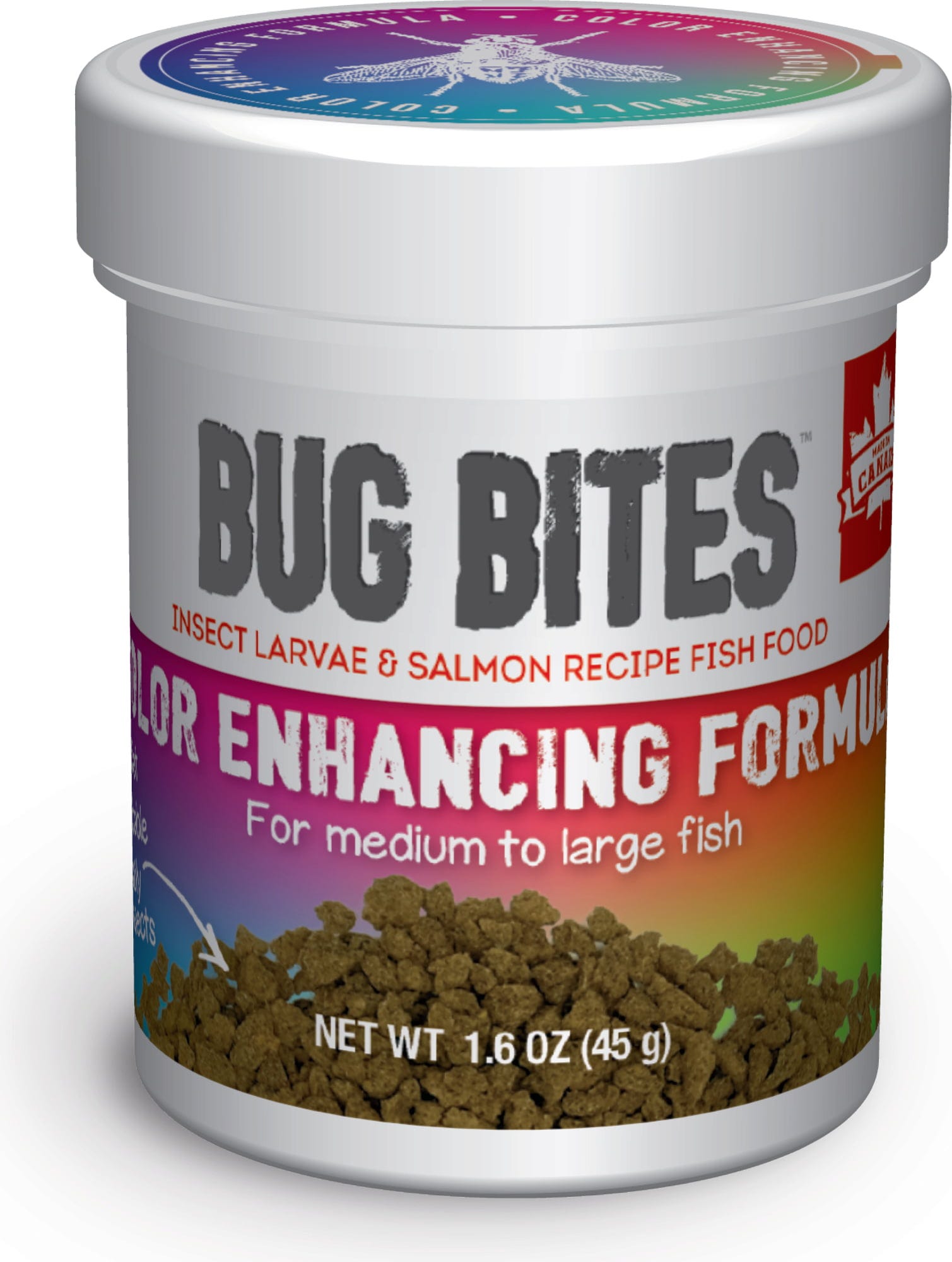 Fluval Bug Bites Farbverstärkendes Granulat (M-L) - 45 g