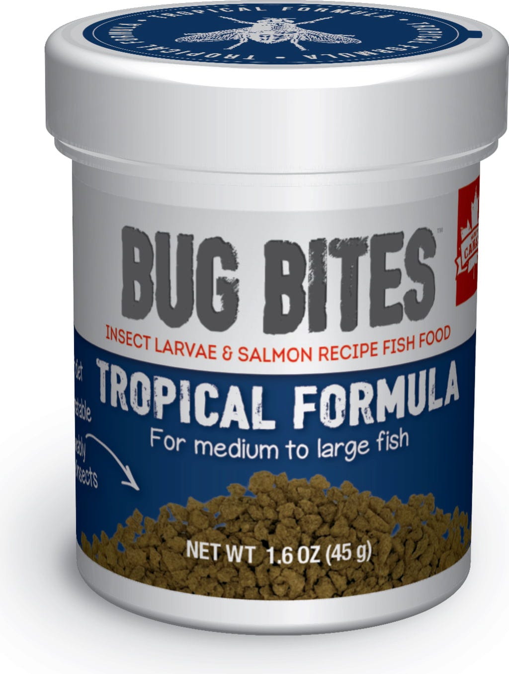 Fluval Bug Bites Tropische Fische Granulat (M-L) - 45 g