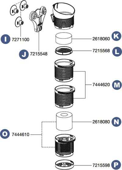 Spare parts for the Eheim biopower 200