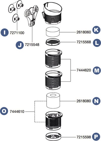 Spare parts for the Eheim biopower 240