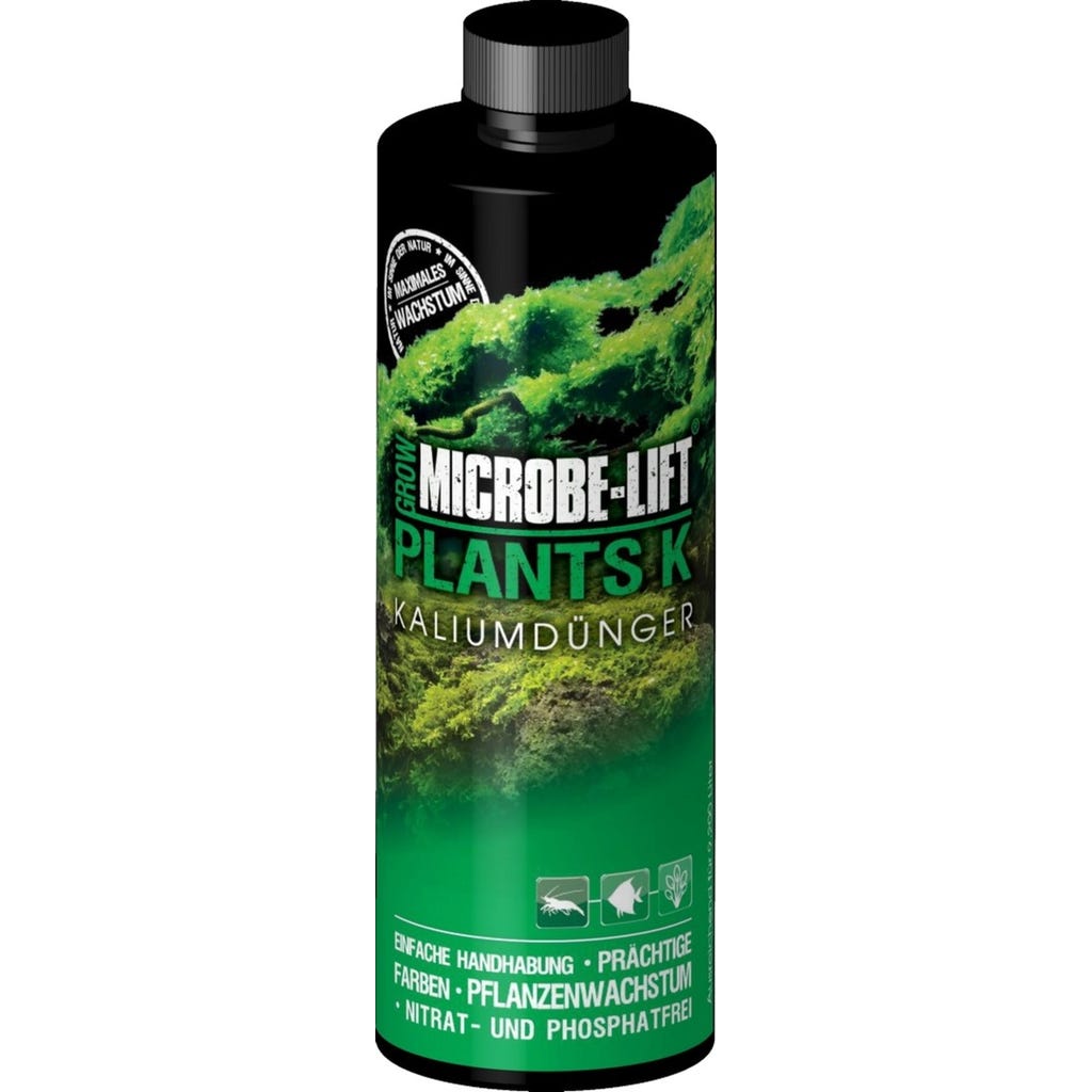 Fertilisant Plantes Aquarium Microbe-Lift Plants K - Potassique Sans Nitrates/phosphates - 473ml