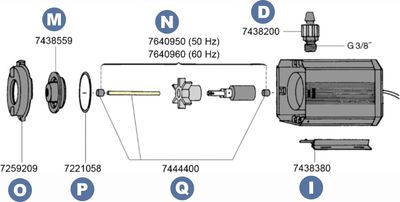 Spare parts for the Eheim PowerLine XL