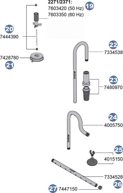 Alkatrészek - professionel 4+ 250 külső szűrő