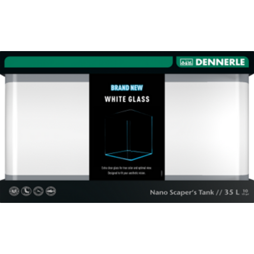 Dennerle Nano ScapersTank - Verre Blanc - 35 L