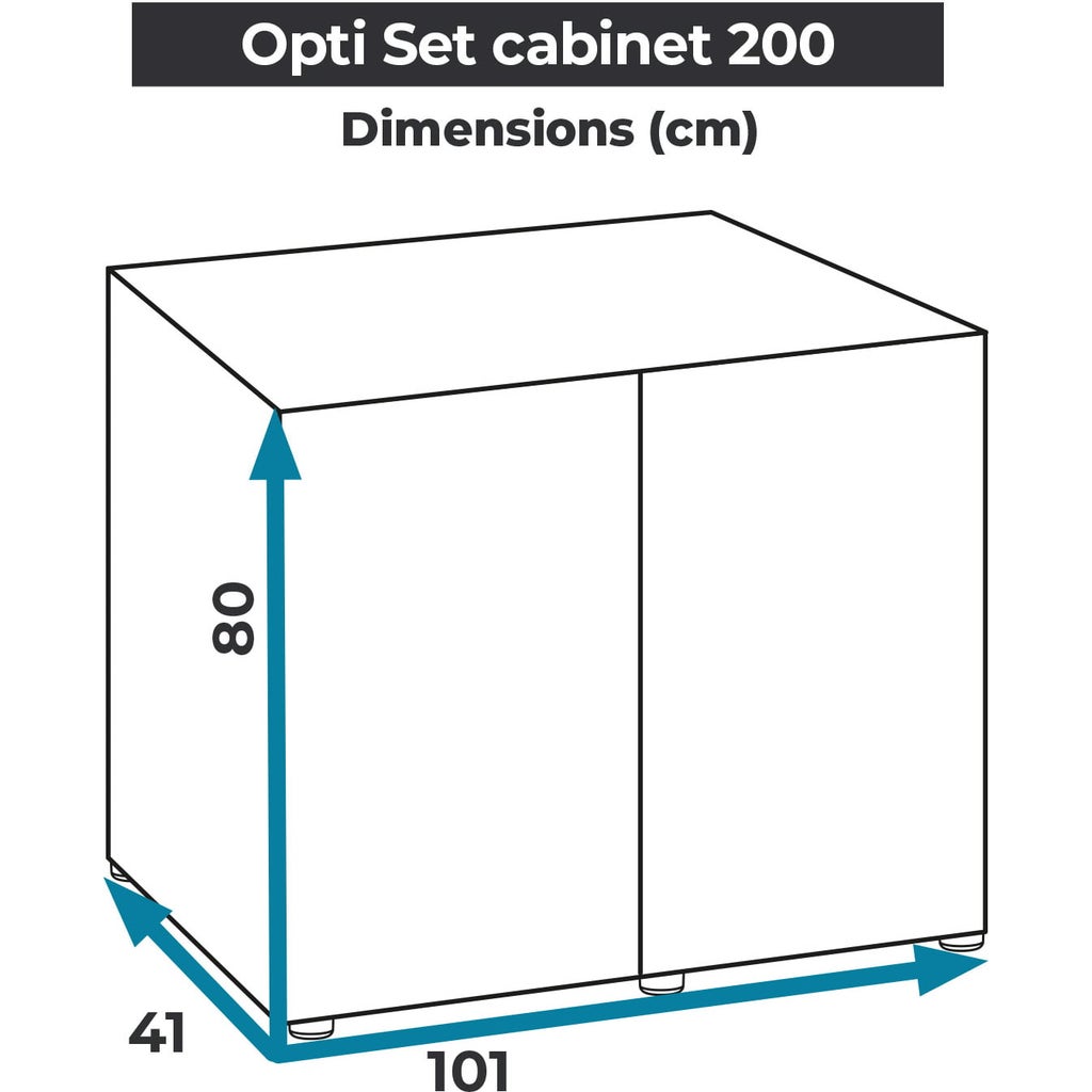Aquael skrinka pod akv rium opti set 200 internetov obchod olibetta