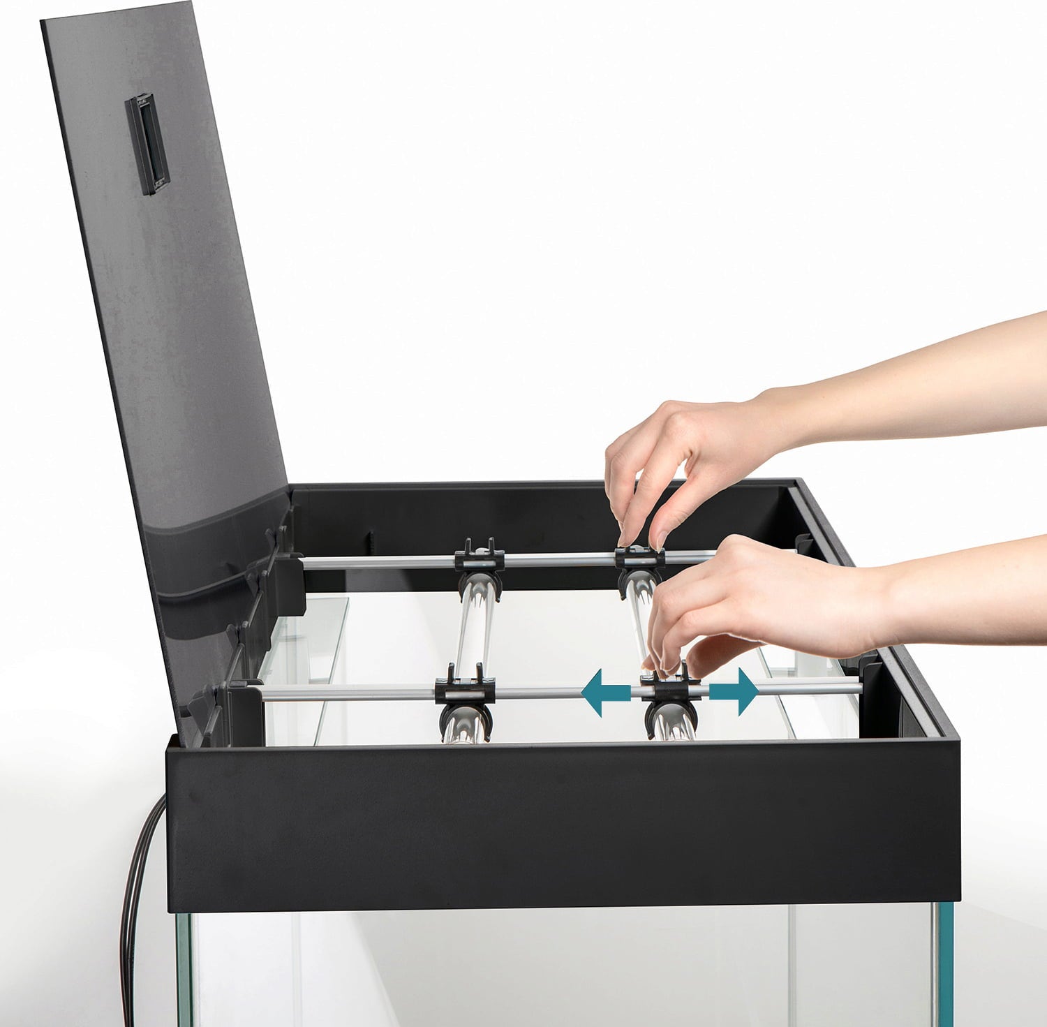 Aquael OPTISET 125 Schwarz Kombination - 1 Set