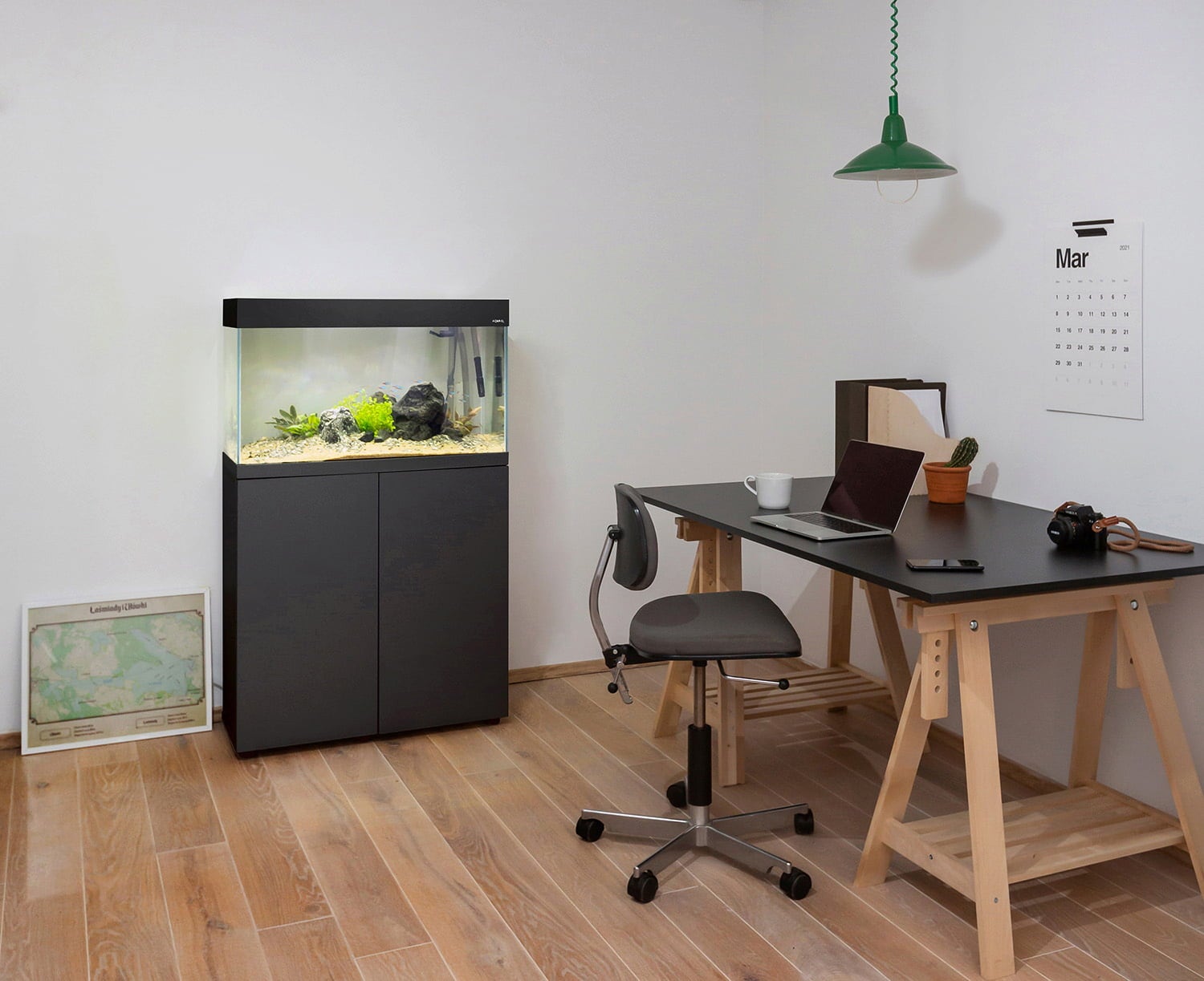 Aquael OPTISET 125 Schwarz Kombination - 1 Set