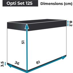 Aquael Combination-OPTISET-125 Black - 1 Set