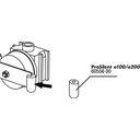 Fixation en Caoutchouc pour Ancre de Membrane ProSilent a100/200 - 1 pcs
