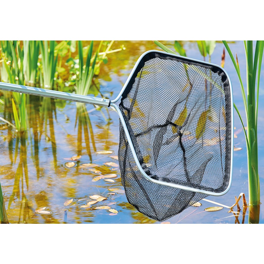 Épuisette De Piscine Télescopique 180 Cm, Filet à Mailles Fines 43x28 Cm, 4 Sections Aluminium, Pour Spa, Jacuzzi, Bassin - 5