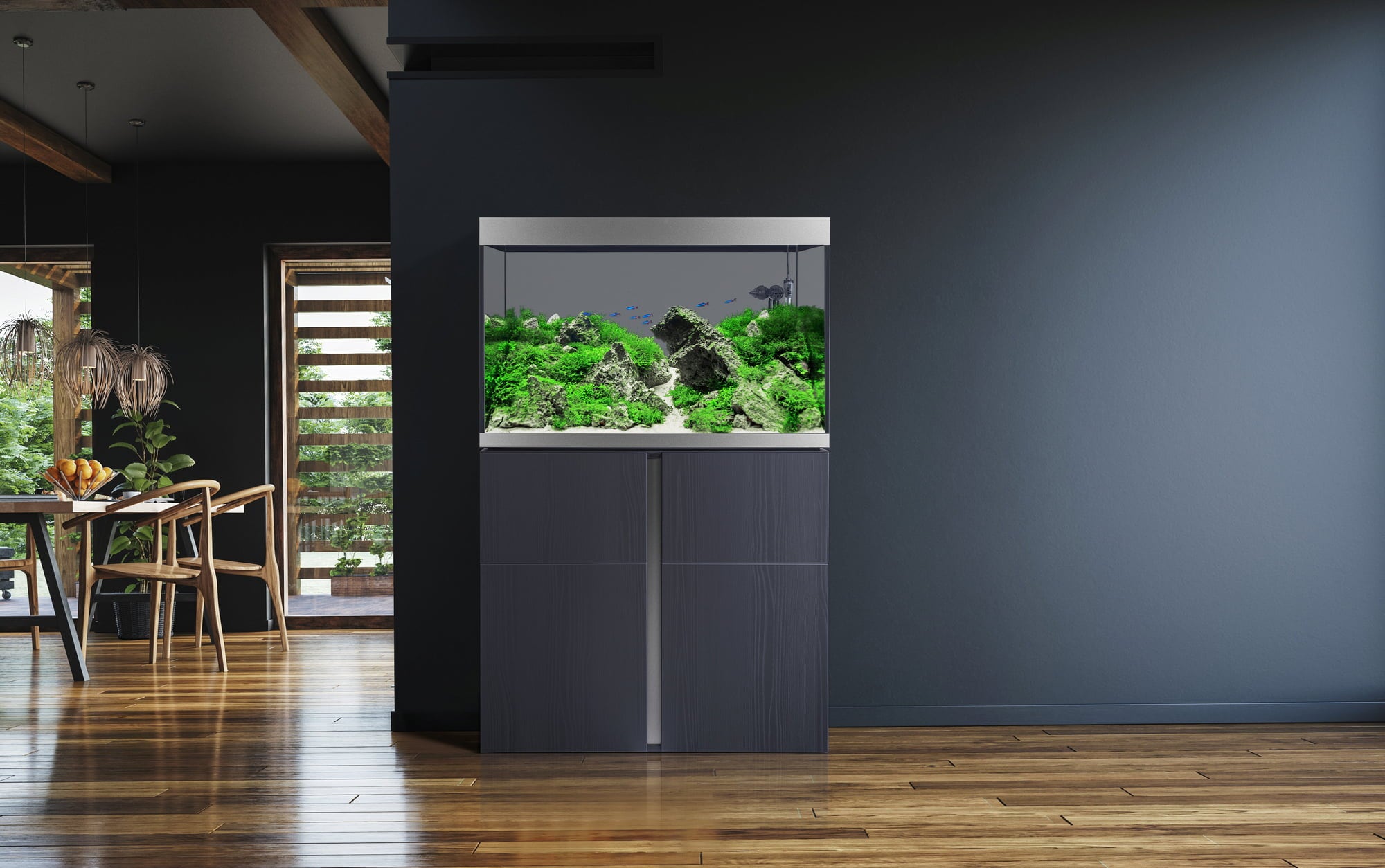 Fluval Combinazione Siena 270 - Grafite - 1 set