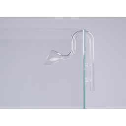 Papillon Glas in/outflow med Skimmer - 12 mm