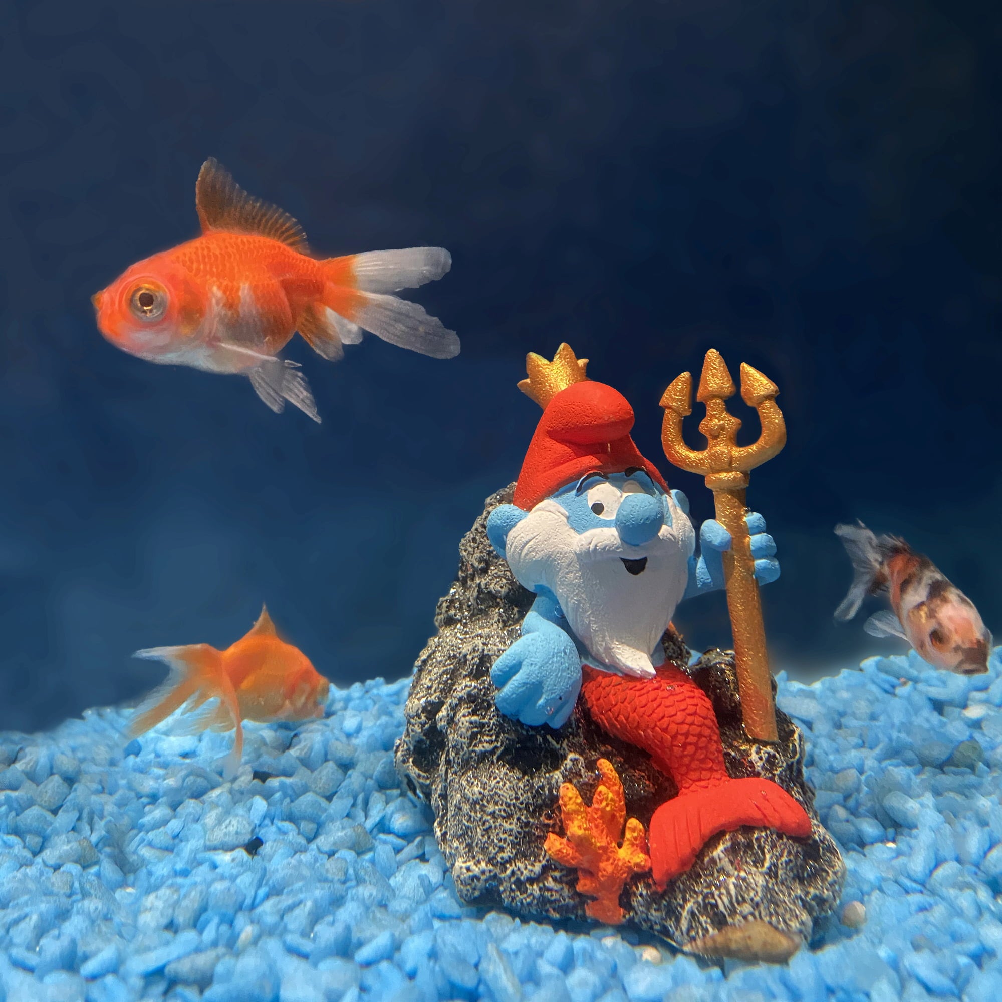 Europet Smurfs Underwater Neptune - 1 Pc