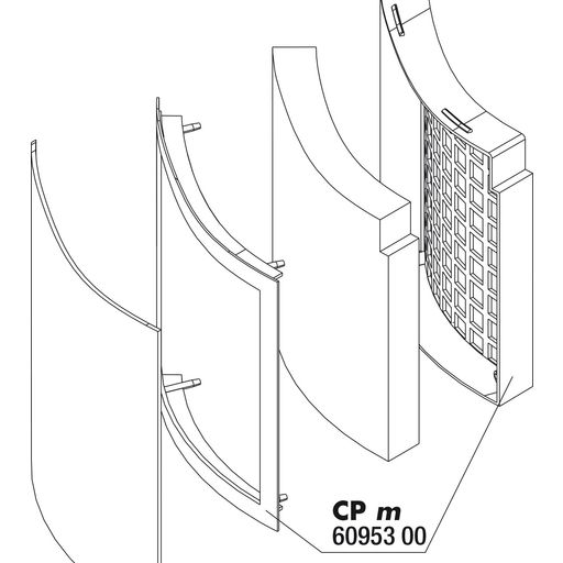 CristalProfi M Greenline Houder FilterPad - 1 stuk