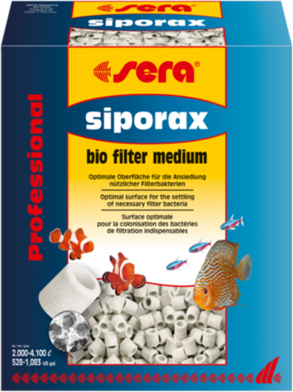 Sera siporax Professional - 10 l